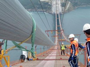 İzmit Körfez Köprüsü'nün tamamlanmasına 5 ay kaldı