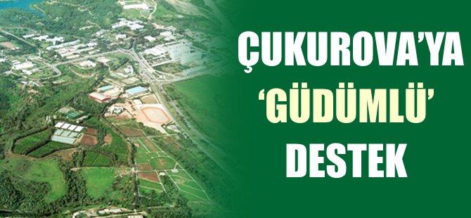 Çukurova’da iş dünyasına ‘güdümlü destek’ geliyor