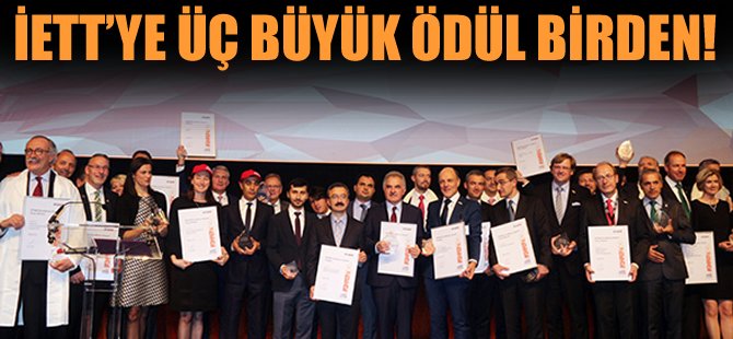 İETT’ye dünya çapında üç ödül birden!