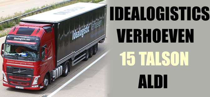 İdealogistics Verhoeven 15 Talson aldı