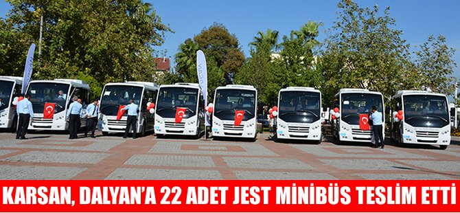 Karsan Dalyan'a teslim ettiği 22 adet JEST minibüsü ile Muğla ulaşımında dönüşümü başlattı