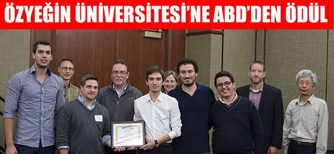 Özyeğin Üniversitesi öğrencileri ABD Savunma Bakanlığı'ndan ödül aldı
