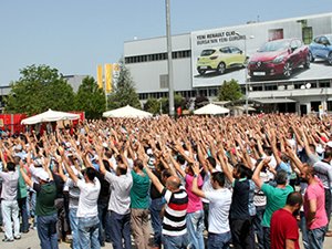 Eylem yapan 1500 işçiye kötü haber