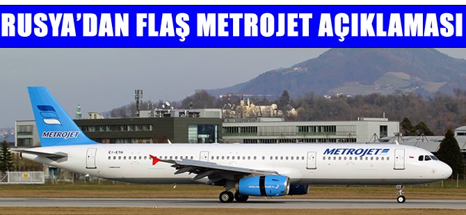 Rusya Başbakanı'ndan 'Metrojet' açıklaması