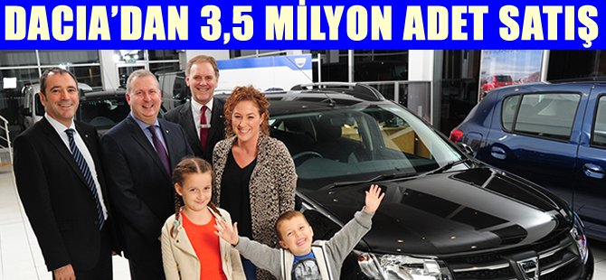 Dacia'dan 3,5 Milyon Adet Satış!