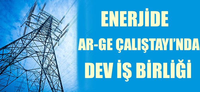 Enerjide AR-GE Çalıştayı'nda dev iş birliği