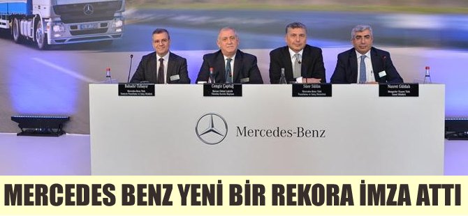 Mercedes Benz yeni bir rekora imza attı