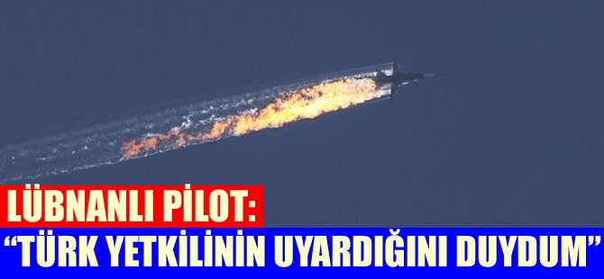 Türk uçağının uyarısını Middle East Airlines pilotu da duydu