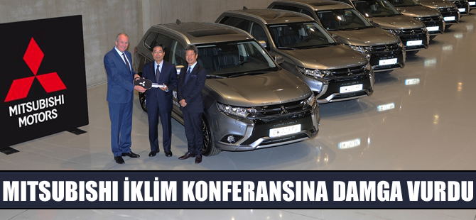 Mitsubishi Outlander PHEV İklim Konferansı’na damgasını vurdu