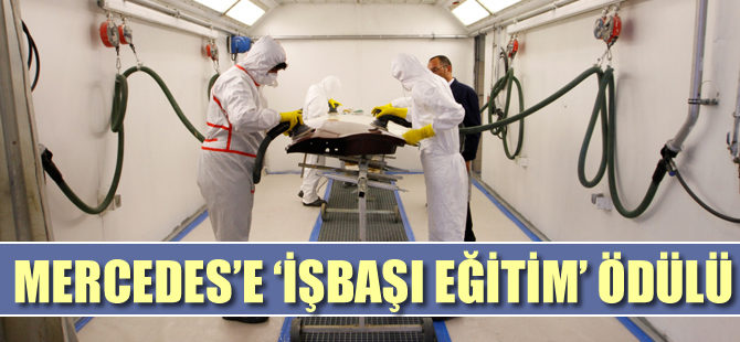 Mercedes'e 'işbaşı eğitim' ödülü