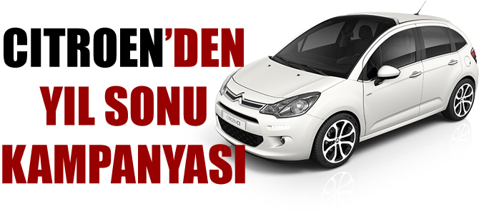 Citroen'den yıl sonu kampanyası