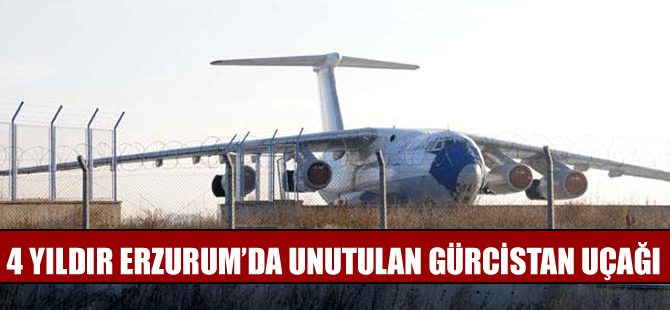 4 yıldır Erzurum'da unutulan Gürcistan uçağı