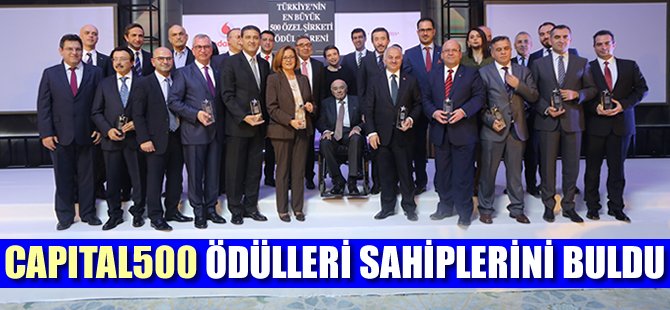 Capital 500 Ödülleri sahiplerini buldu