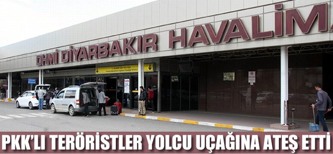 PKK'lı teröristler yolcu uçağına ateş etti!