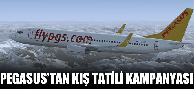 Pegasus'tan kış tatili kampanyası