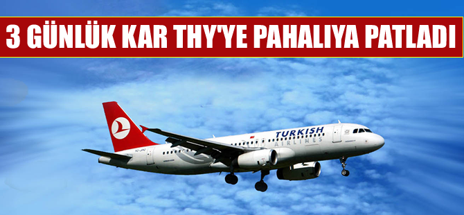 3 günlük kar THY'ye pahalıya patladı