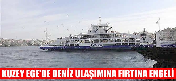 Çanakkale'de fırtına! İki sefer iptal edildi