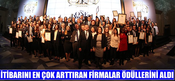 2015 yılında itibarını en çok arttıran firmalar ödüllerini aldı