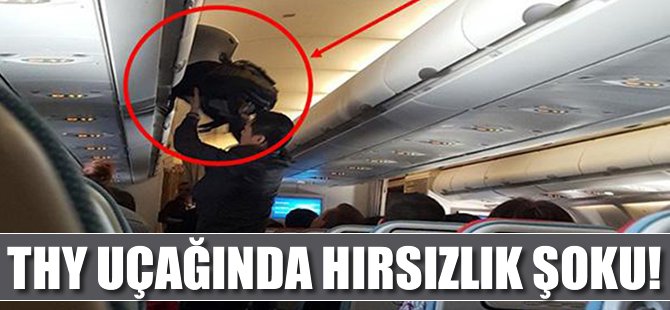 THY uçağında hırsızlık şoku!