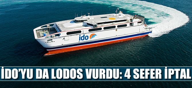 İDO'dan sefer iptali