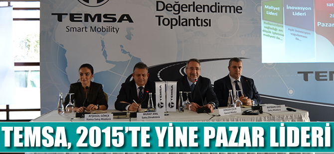 TEMSA, 2015’te yine pazar lideri