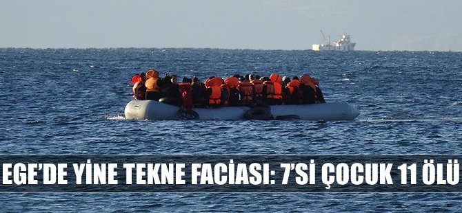 Kaçakları taşıyan bot battı: 7'si çocuk 11 ölü