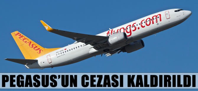 Pegasus'un vergi cezası kaldırıldı