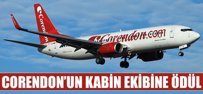 Corendon kabini ödüllendirildi