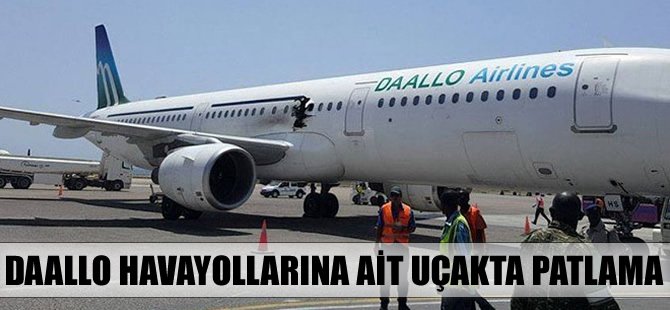 Yolcu uçağında patlama