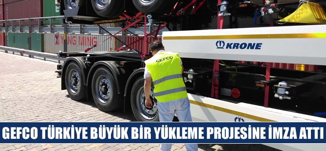GEFCO Türkiye, 21 ton treyler taşıdı