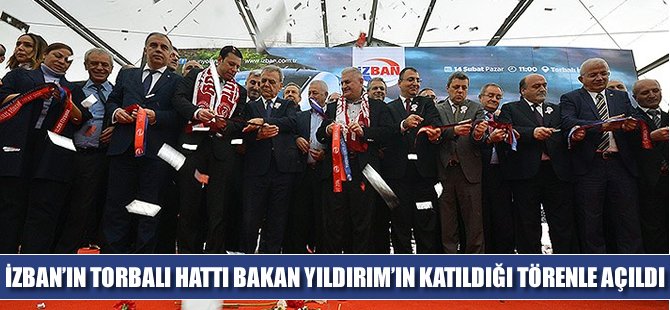 Torbalı İZBAN hattı düzenlenen törenle resmen açıldı