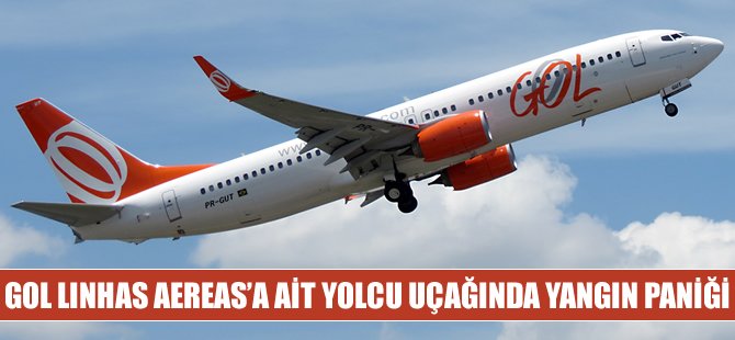 Yolcu uçağında yangın paniği