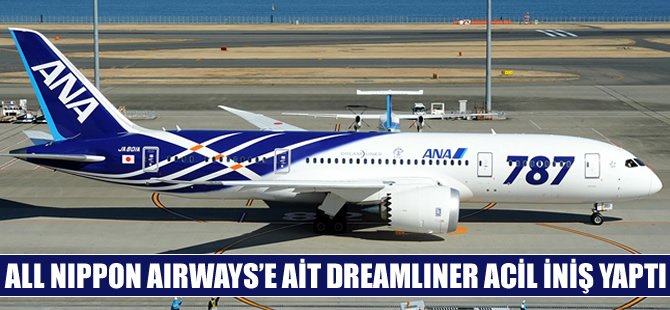 Dreamliner acil iniş yaptı