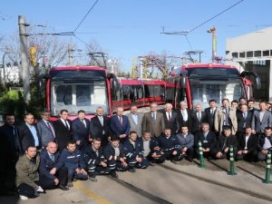 Bursa'da raylı sistem araç filosu güçleniyor