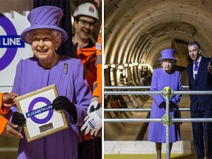 Kraliçe 2. Elizabeth’in Adı Londra’daki Yeni Tren Hattına Verildi
