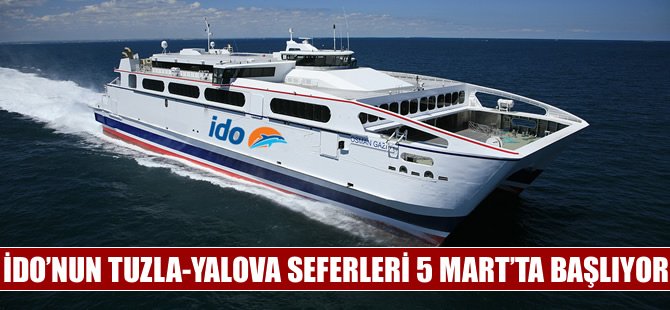 İDO'nun Tuzla İskelesi 5 Mart'ta hizmete açılıyor