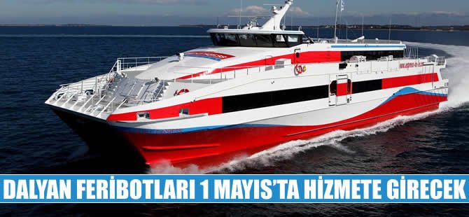 Dalyan'da deniz ulaşımı 1 Mayıs'ta başlıyor
