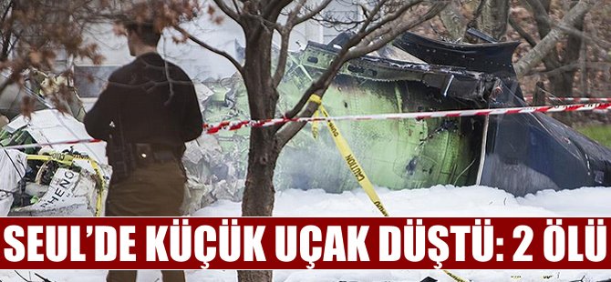 Seul'de küçük bir uçak düştü: 2 ölü