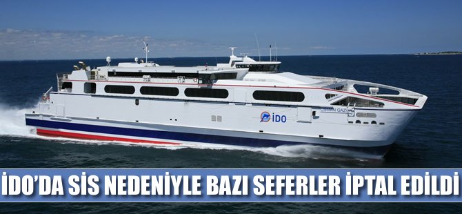 İdo bazı seferlerini iptal etti