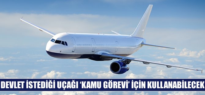 Özel uçaklara kamu görevi