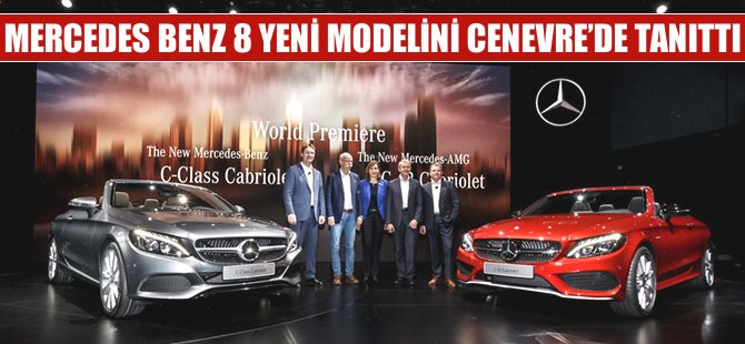 Mercedes-Benz 8 yeni modeliyle Cenevre’de