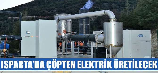 Isparta'da çöpten elektrik üretimine 7 milyon TL'lik yatırım