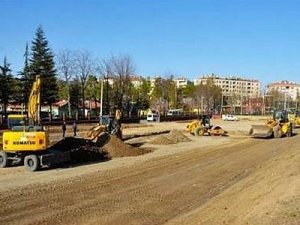 Ereğli’de TCDD parkı yapım çalışmaları başladı