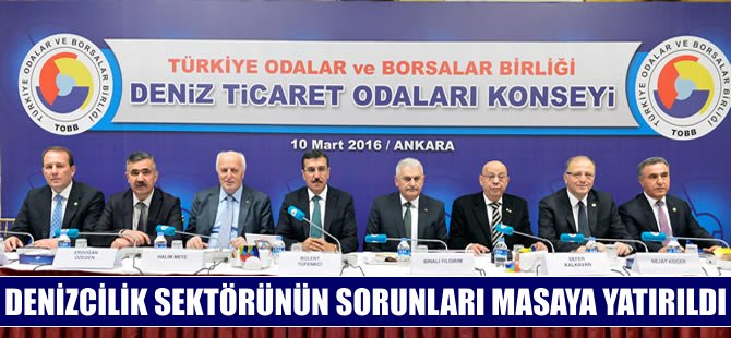 Denizcilik sektörünün sorunları konsey toplantısında masaya yatırıldı