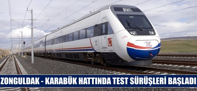 Zonguldak-Karabük hattında DEMO Set Treni test sürüşlerine başladı