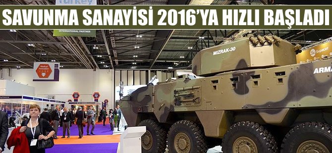 Savunma sanayisi 2016'ya hızlı başladı