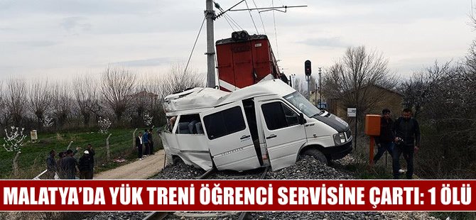 Malatya'da hemzemin geçitte kaza: 1 ölü, 16 yaralı