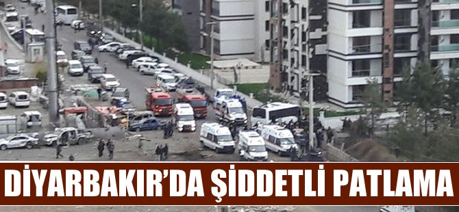 Diyarbakır'da şiddetli patlama: 4 polis şehit