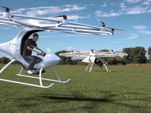 Volocopter ilk insanlı uçuşunu gerçekleştirdi