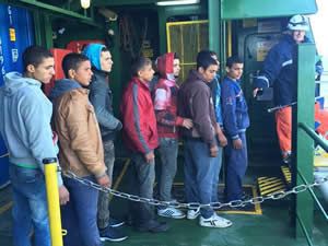 Arkas Denizcilik’e ait M/V Vento Di Bora adlı gemi 314 kaçak göçmeni kurtardı